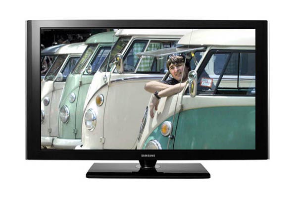Volkswagen Kombis in television screen
