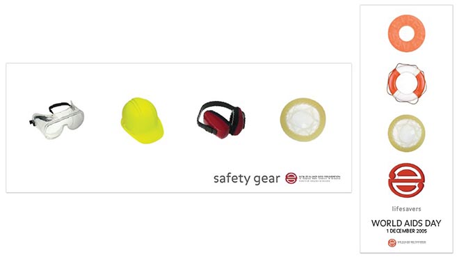 Safety Gear Poster for NZ Aids Foundation