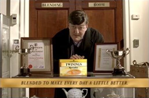 Stephen Fry Everyday Twinings ad
