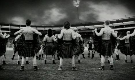 Scots response to haka in William Lawson's TV Ad