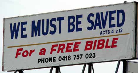 We Must Be Saved for a Free Bible