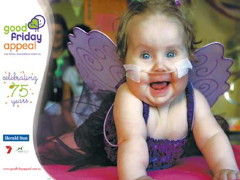 Poster from Melbourne Children's Hospital Appeal 2006