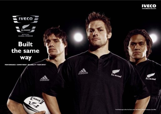 All Blacks Iveco poster