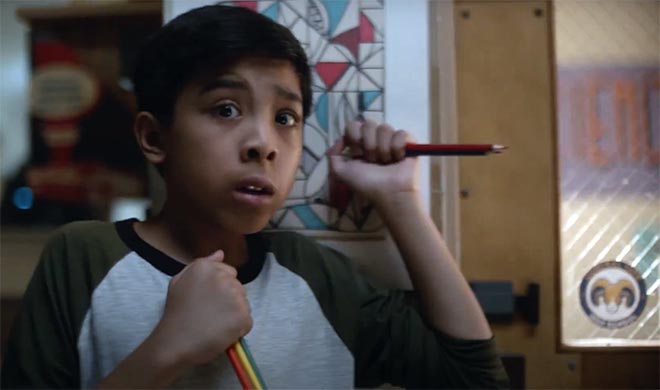 Boy with pencils in Sandy Hook Promise Back to School PSA