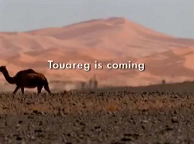 Touareg is coming - Volkswagen Touareg Sahara ad with camel