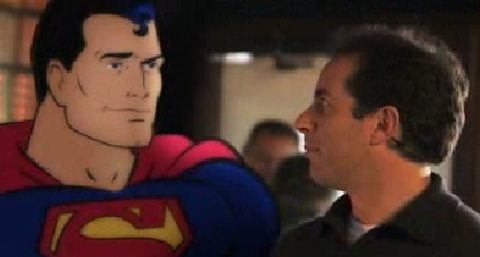Superman and Seinfeld in American Express Ad