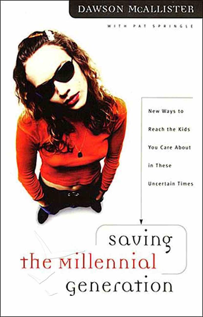 Saving the Millennial Generation by Dawson McAllister