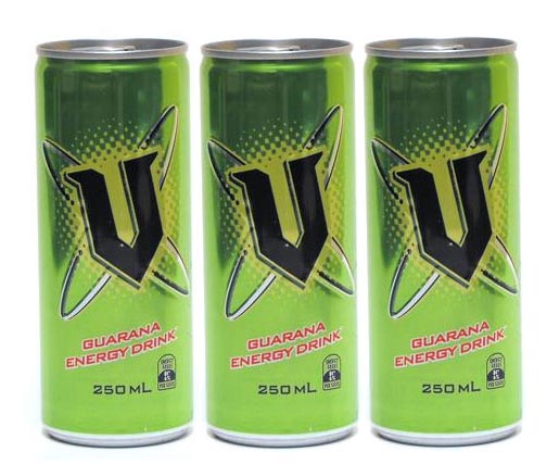 Cans of V