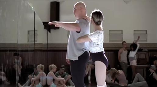 Scott Martin in NAB Discus Ballet commercial