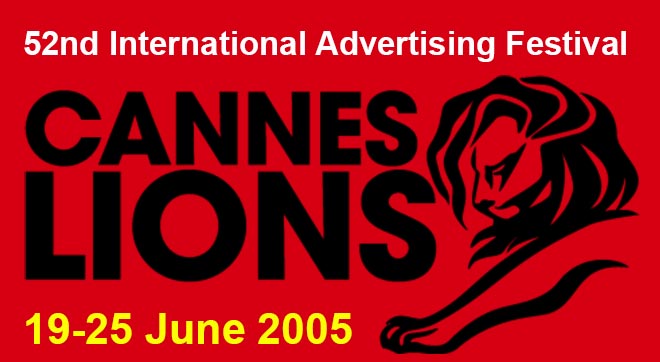 Cannes Lions Awards 2005 screenshot from web site