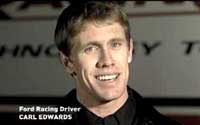 Carl Edwards speaks in Ford Fusion ad