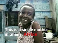 Single Mother in Ghana