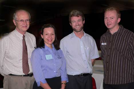 Panel members with Dean Hoge