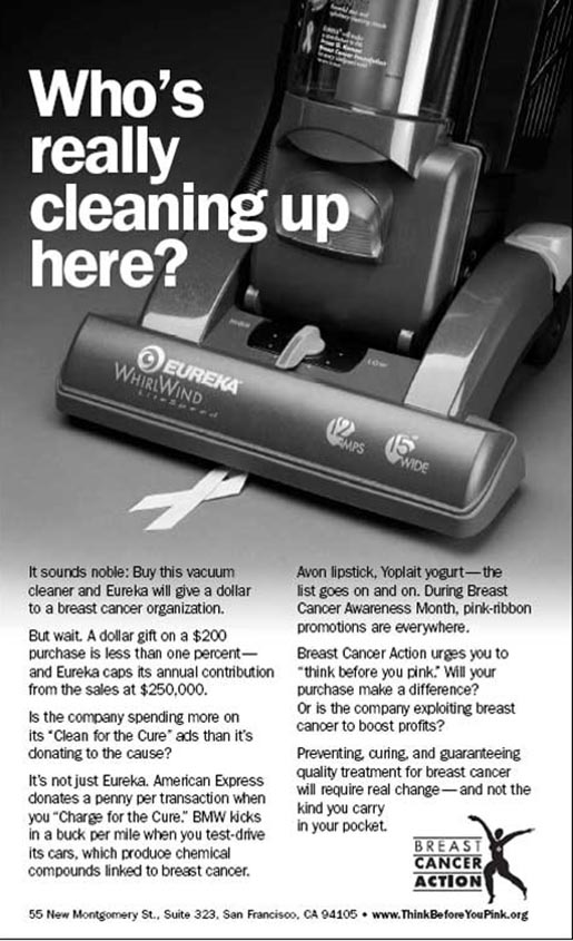Who's Really Cleaning Up Here - ad in NY Times