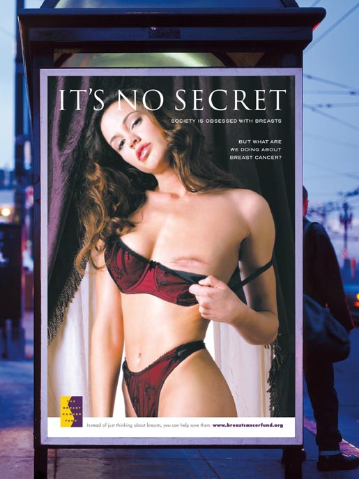 It's No Secret Breast Cancer Poster