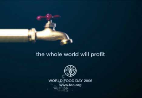 Final shot from World Food Day TV ad