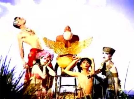A tableau in Losing My Religion music video
