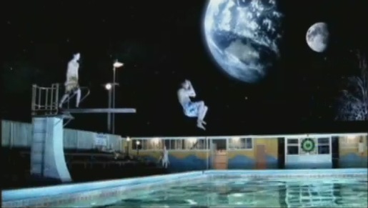 Mars Swimming Pool TV Ad Still
