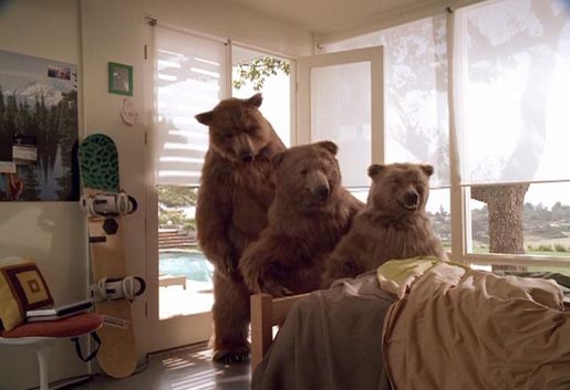 Three bears in Hummer Bedroom st