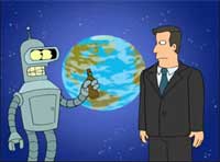 Al Gore and Bender in Futurama Trailer