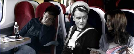 John Mills as Shorty in Virgin Trains ad