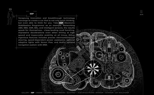 Audi TT Body Microsite Brain