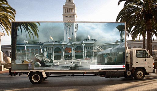 Truck billboard in San Francisco