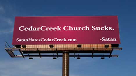 Cedar Creek TV sucks - Satan