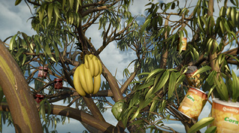 Produce in Australian Grown Tree TV ad