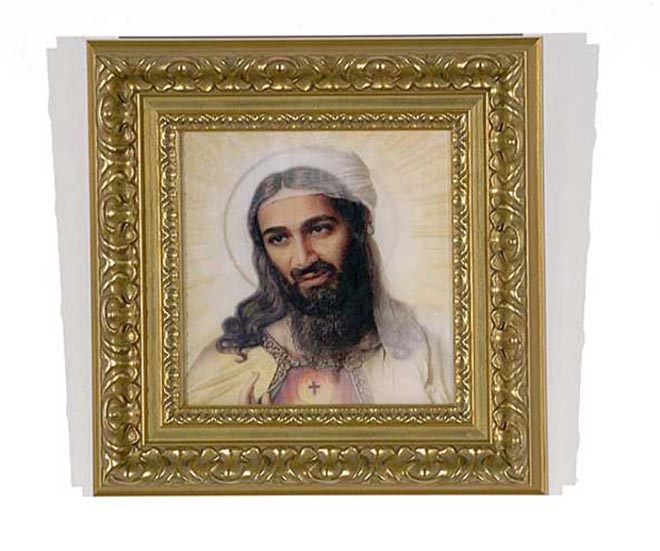 Bearded Orientals - Osama Bin Laden and Jesus