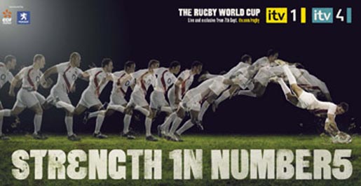 ITV Rugby World Cup Strength in Numbers Try