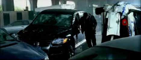 Cars in Volkswagen Bourne Ultimatum trailer