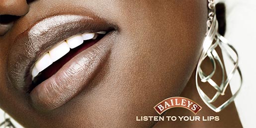 Baileys Lips print advertisement