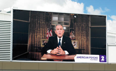 American Psycho George W Bush Billboard