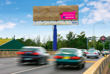 Seek Billboard in Sydney