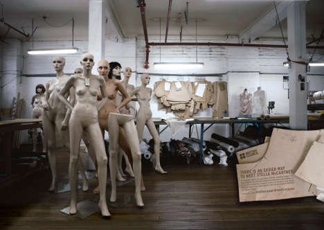 British Council Mannequins print ad