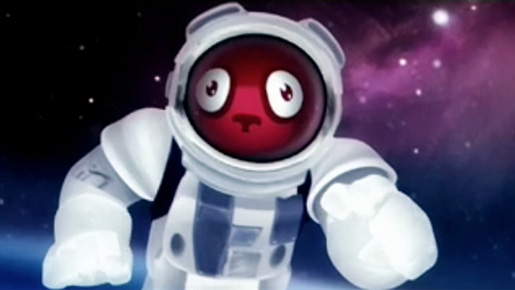 Astronaut in Tiji Balloon TV ad