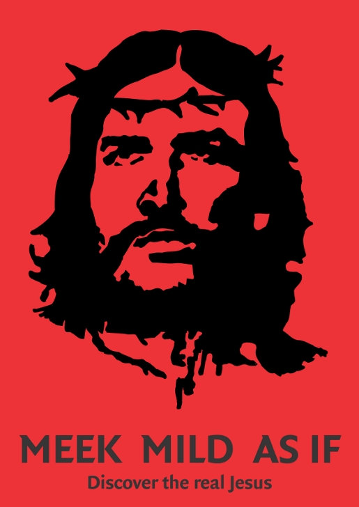 Jesus in Che Poster Style