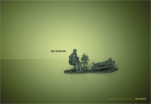 NZ Army Psych in Toy Soldiers campaign