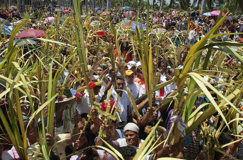 Palm Sunday in Managua, Nicaragua