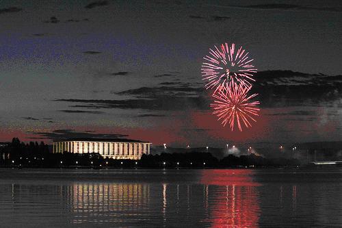Australia Day Canberra Fireworks
