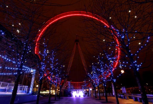 London Eye (red)