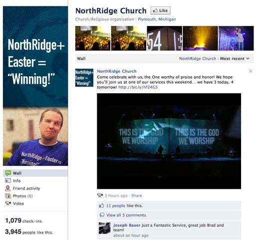 Northbridge + Easter Winning Facebook page