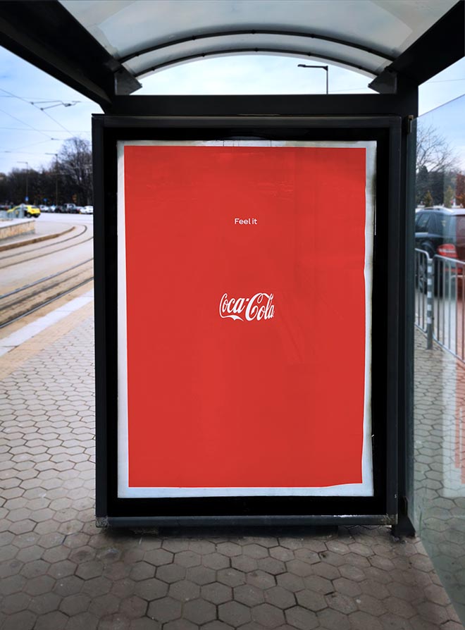 Coca Cola Invisible Bottle