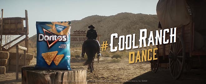 Lil Nas X in Doritos Cool Ranch Dance commercial