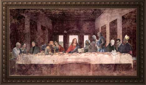Challenging Da Vinci version of Last Supper