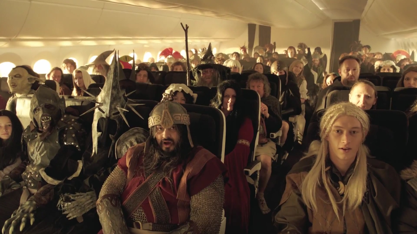 Air New Zealand Hobbit Briefing safety video