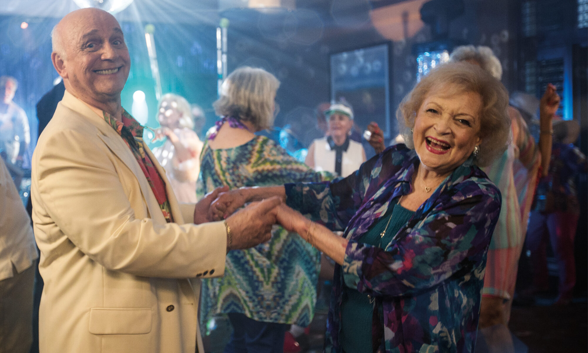 Air New Zealand safety video - Betty White with Gavin MacLeod in ball room