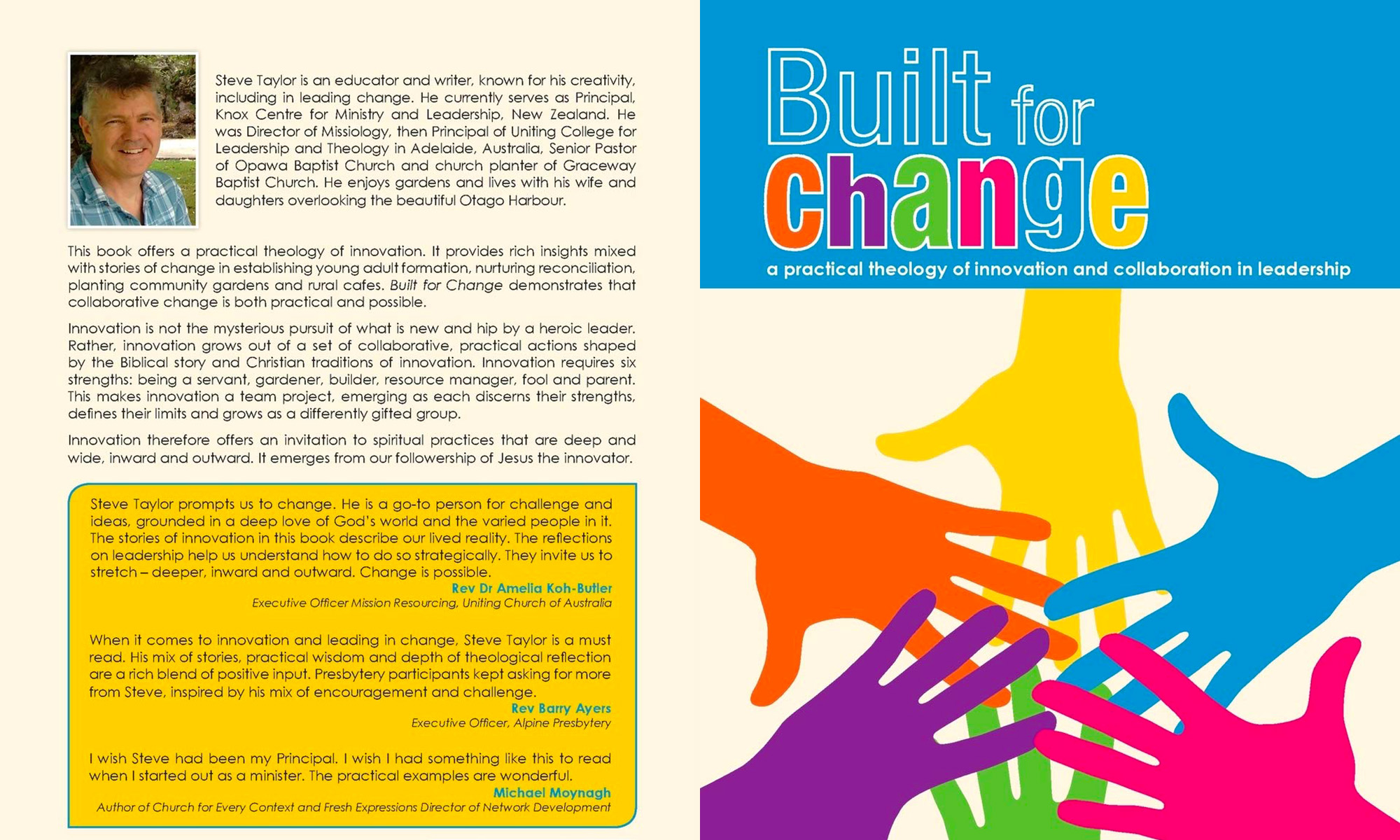 Built for Change book cover by Steve Taylor