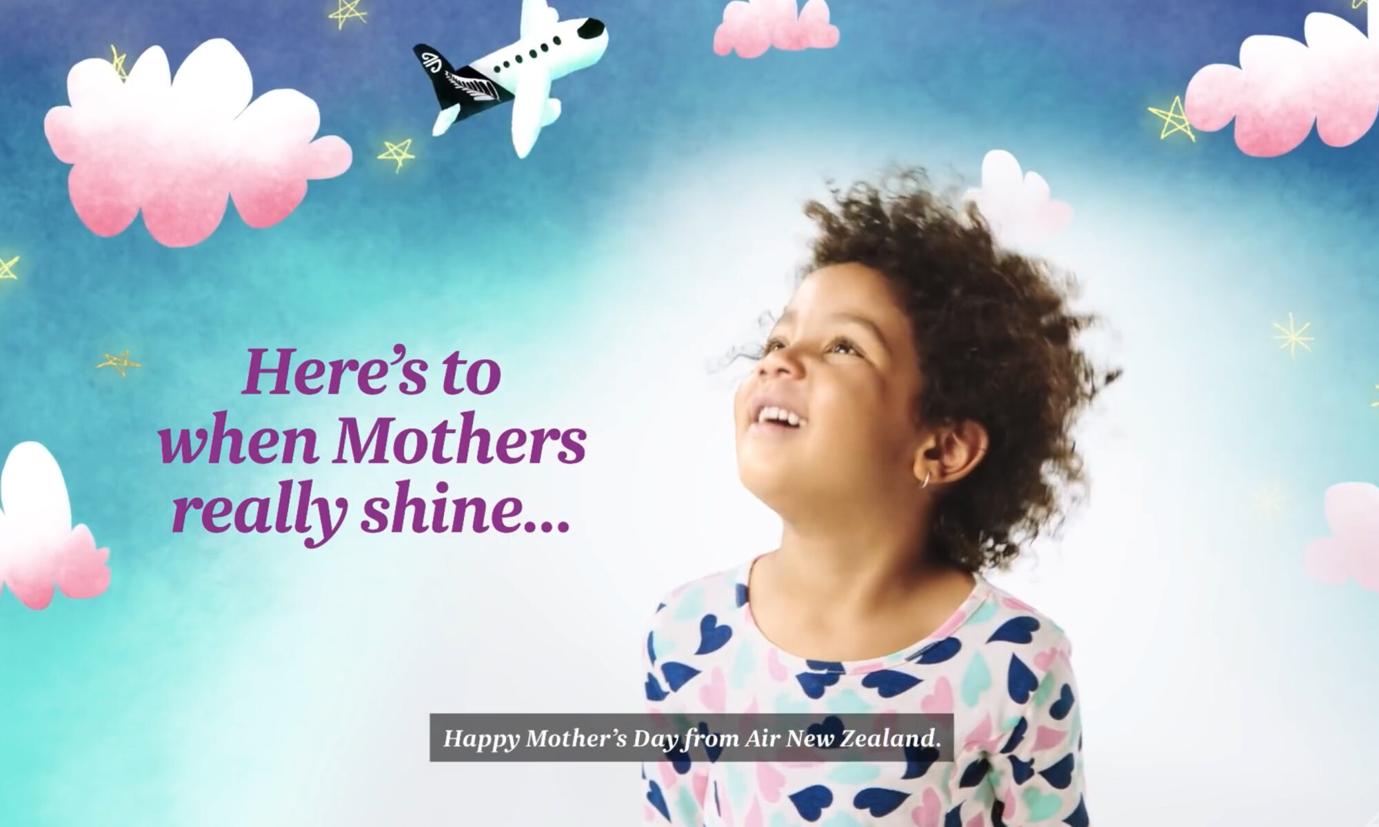 Air New Zealand Happy Mothers Day commercial